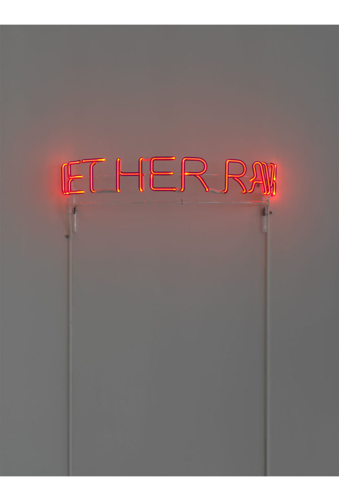 Zoe Buckman Let Her Rave Feminist Neon