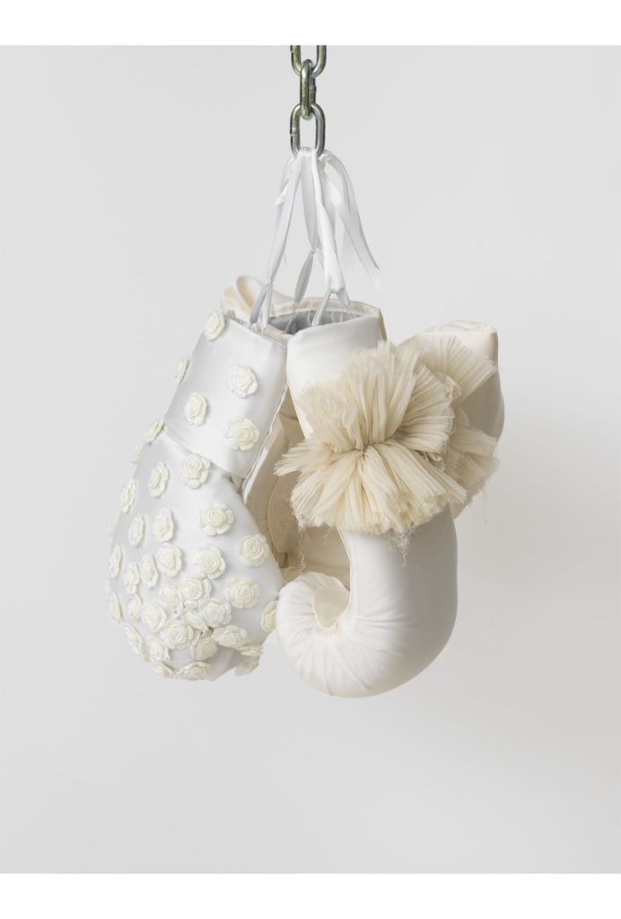 Zoe Buckman Twist Wolfsbane Feminist Art Boxing Gloves