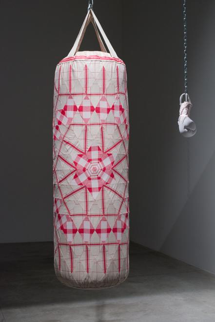 Zoe Buckman Feminist Art Punching Bag Boxing