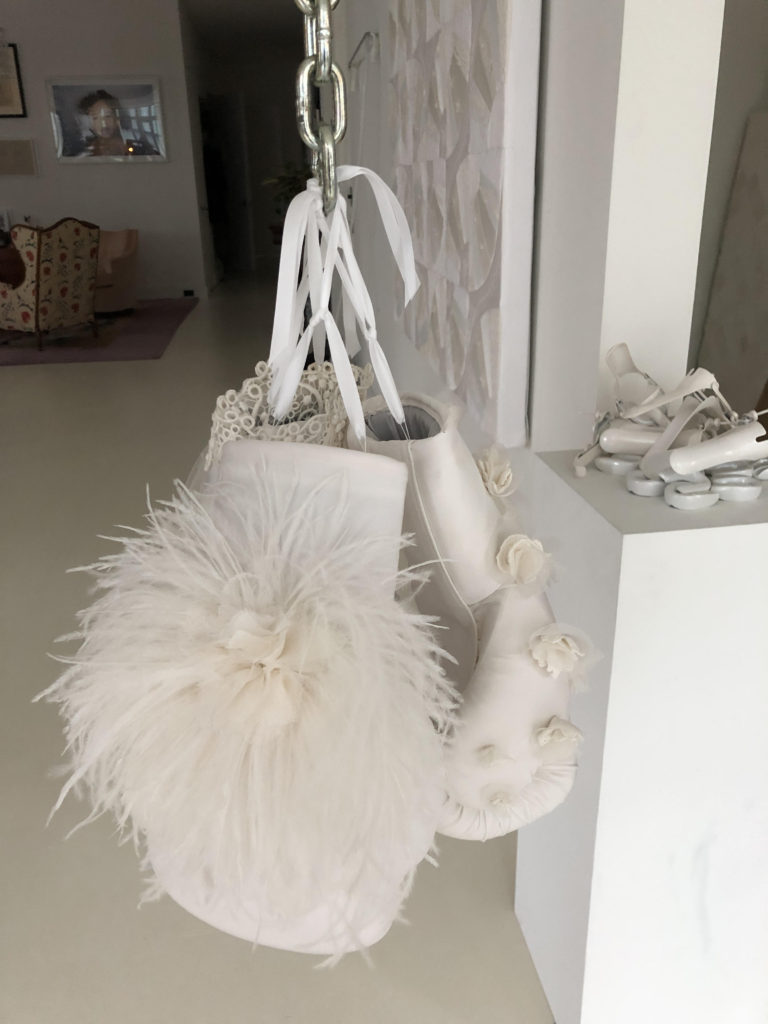 Zoe Buckman Feminist Artist Boxing Gloves