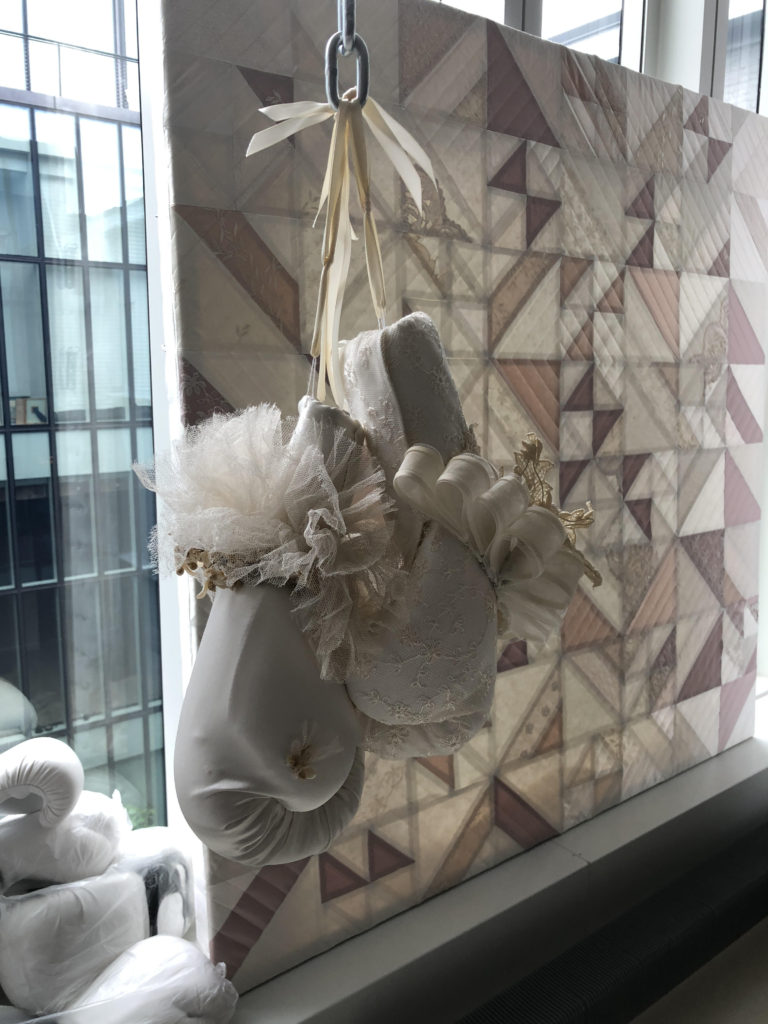 Zoe Buckman Feminist Art Boxing Gloves