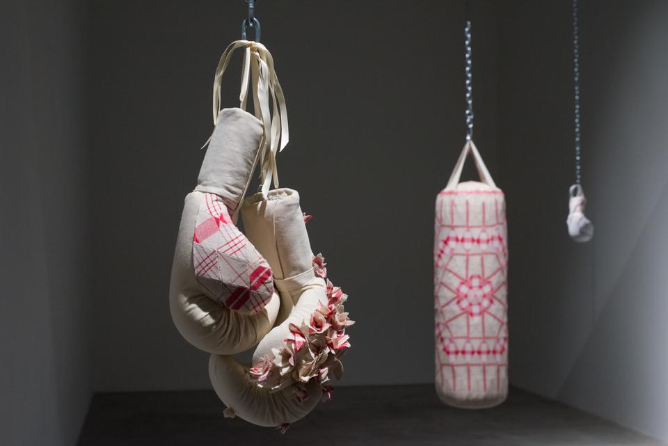 Zoe Buckman Feminist Art Boxing Gloves