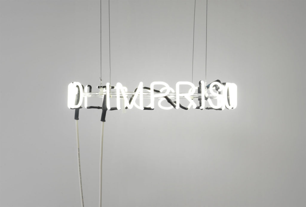 Imprison Her Soft Hand Neon Light Ring Zoe Buckman Feminist Art